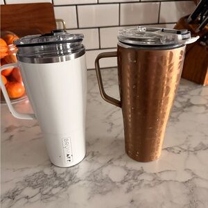 BrüMate White and Copper Insulated Tumblers